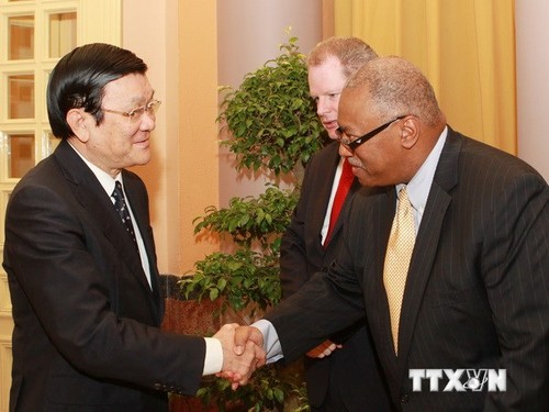 Президент СРВ принял представителей американской нефтяной компании «Exxon Mobil Corporation» - ảnh 1
